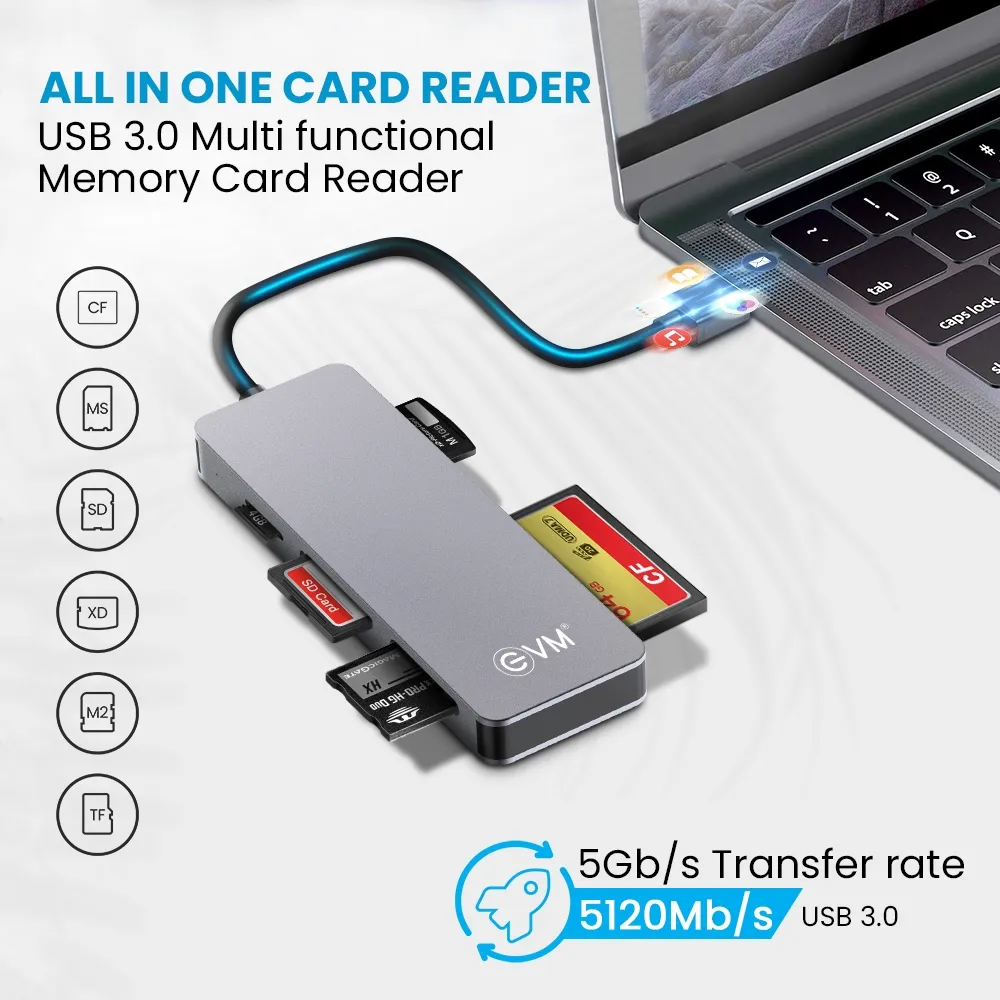 EVM All In One Card Reader USB 3.0 view 5